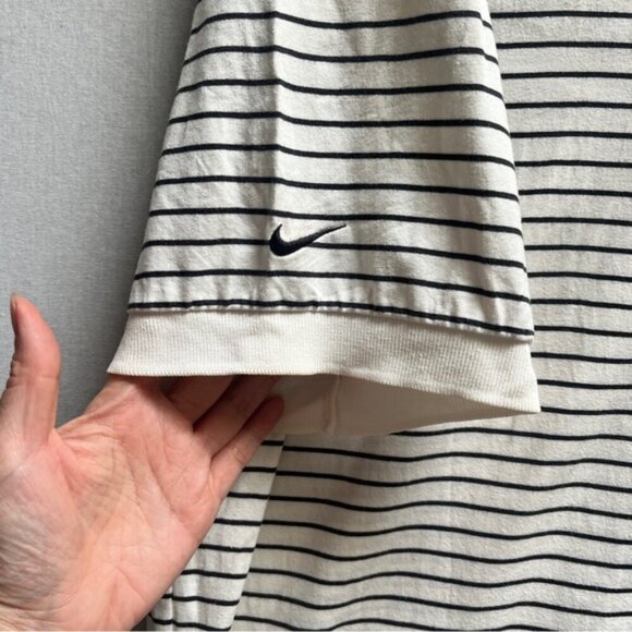 Nike Dri Fit Golf stripe Polo Shirt Sz XL - Picture 5 of 11